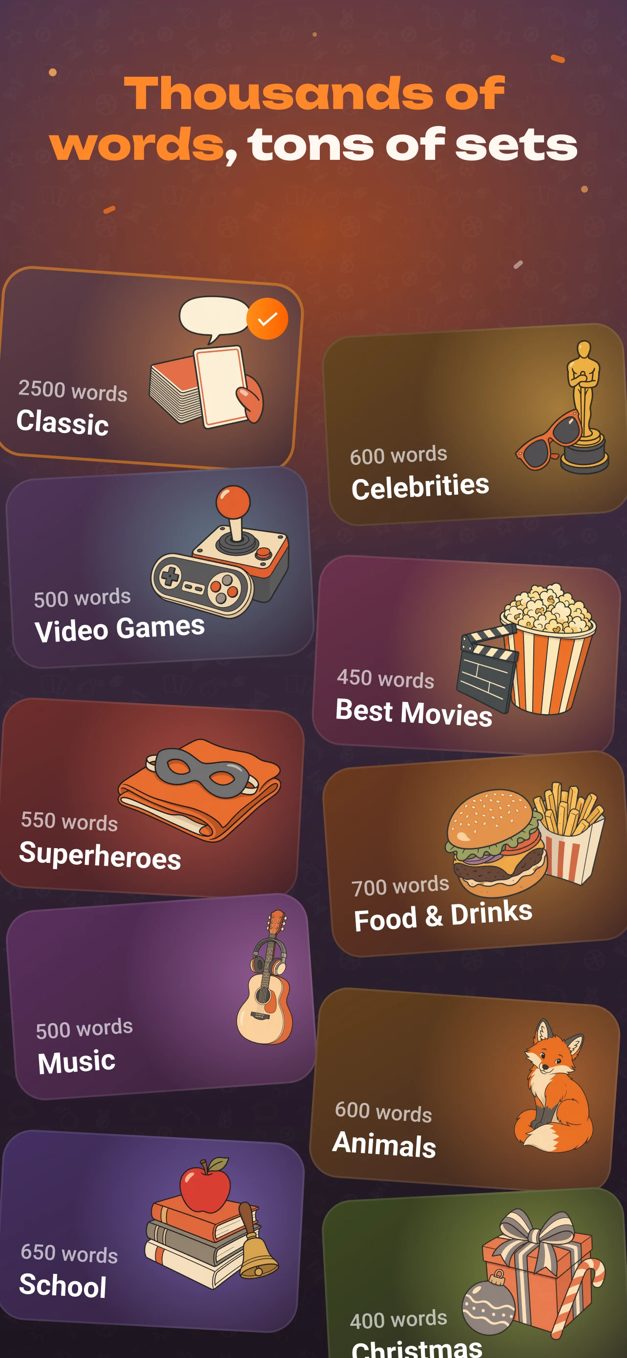 Alias & Fishbowl: Word Game screenshot